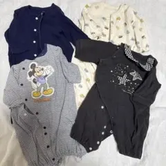 60センチ　ロンパース 4点セット　アカチャンホンポ　西松屋