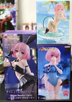 ToLOVEる　ダークネス　モモ・ベリア・デビルーク　フィギュア　3点セット