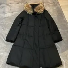 ジャーナルスタンダードファー付き黒ダウンジャケット