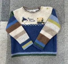 familiar★雪だるまとファミちゃんのニットセーター