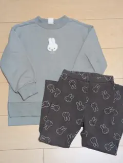 Petitmain プティマイン ミッフィー　上下セット　120センチ