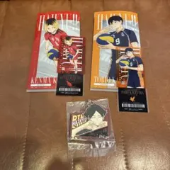 ハイキュー！！　一番くじ　チケットケース&クリアカード　ラバーチャーム