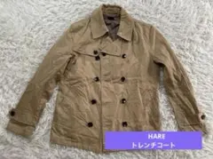 HARE ベージュトレンチ風ライトジャケット S