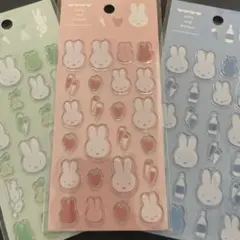 ミッフィー miffy and sherbet シール 【3枚セット】