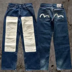 EVISU エヴィス ダブルニー ジーンズ デニムパンツ W32