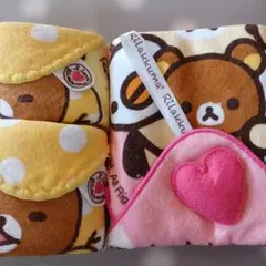 ☆リラックマ タオル ☆ループ付き1☆ミニタオル2☆未使用・保管品☆