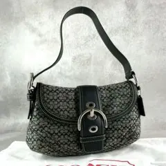 vintage COACH Soho Shoulder Bag black