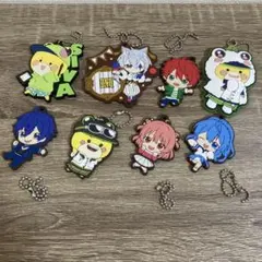 【キャラクターグッズセット/キーホルダー】カラフルピーチ/複数キャラ