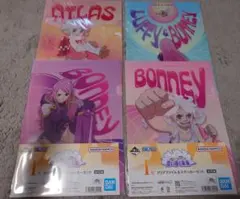 一番くじ　ワンピース 思い描く未来　I賞 クリアファイルステッカー4枚セット