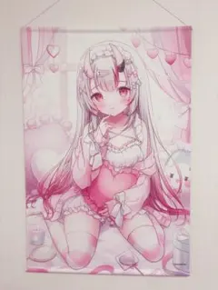 百鬼あやめ おもちもなか タペストリー