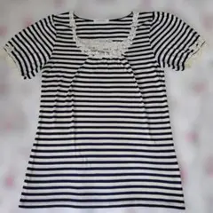 axes femme ボーダー 半袖 カットソーのサムネイル
