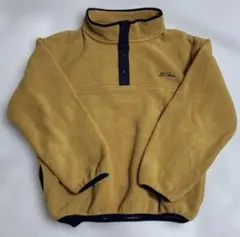 L.L.Bean スナップボタン フリース イエロー系 80s 90s USA製