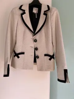 nanette lepore テーラードジャケット ホワイト・ブラック ドット柄のサムネイル
