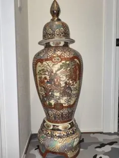 伝統工芸・総手描き古伊万里様式金欄手壺 インテリア装飾用の瓶 - メルカリ