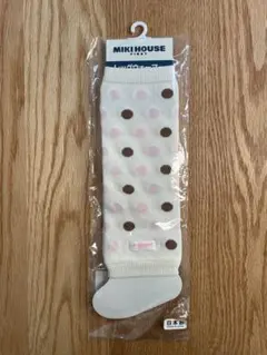MIKI HOUSE ベビーレッグウォーマー 水玉模様