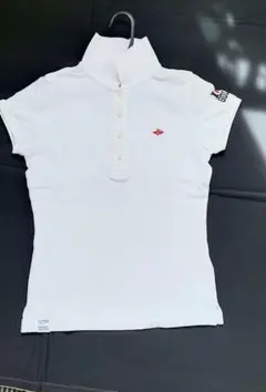 【未使用】PEARLY GATES パーリーゲイツ　サイズ0　赤ロゴ　白