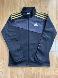 adidas ジャージ ジャケットのみ ブラック/ゴールド