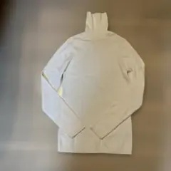 無印ウール100% タートルネックセーター XL ホワイト