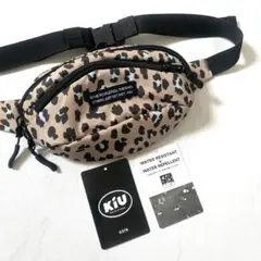 kiu キウ　ボディバッグ　レオパード　ショルダーバッグ　ヒョウ柄　撥水　ミニ
