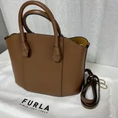 FURLA A4対応 1927 トートバッグ L レザー ブラウン 1635 - メルカリ