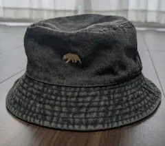 【美品】スタジオトムス クマ刺繍 バケットハット