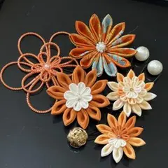 つまみ細工髪飾り　成人式　結婚式
