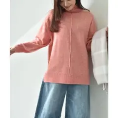 INTERPLANET インタープラネット 7G天竺ハイネックプルオーバー