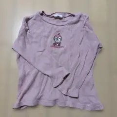 アンパンマン ドキンちゃん ワッフル ロンT 長袖 カットソー 100センチ