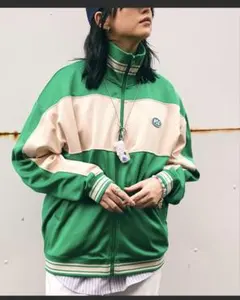 【SPOC STORE】ワンポイントロゴトラックジャケット　グリーン