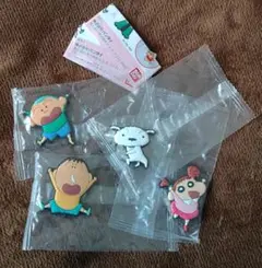 クレヨンしんちゃん　ぷっくりラバーマグネット2　4種　ネネちゃん　シロ