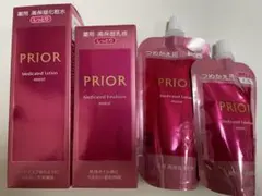 PRIOR リッチモイスト 化粧水×2・乳液×4 レフィル6個セット - メルカリ