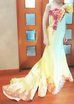 【7-9号】イエロードレス