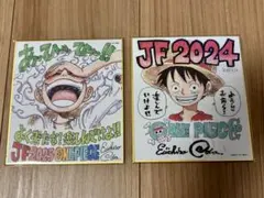 ワンピース　色紙　複製 ワンピース 複製色紙 尾田栄一郎複製色紙「ONE PIECE」