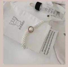 1粒パール調　ゴールド　モチーフ　帯飾り パール　　成人式 卒業式 着物　84