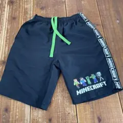 MINECRAFT 半ズボン 140cm ブラック　水陸両用