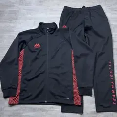 美品 Majestic マジェスティック ジャージ 上下 セットアップ XL 黒