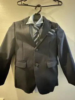 フォーマルスーツセット ダークブルー 130cm
