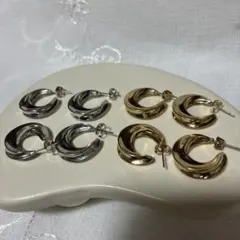 フープピアス 4セット