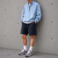 【美品】オークリー サーマル ワッフル ハーフパンツ L ネイビーのサムネイル