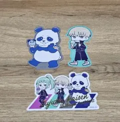 呪術廻戦 ダイカットステッカー 棘、パンダ、スペシャル