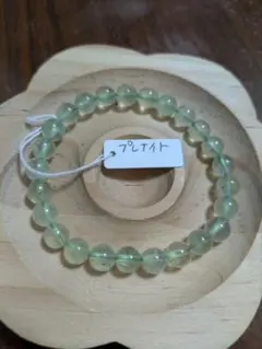57 プレナイト ビーズブレスレット
