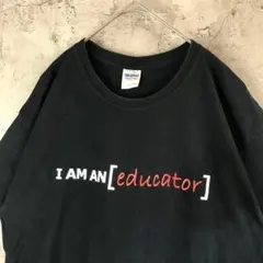 A2758古着　Tシャツ ブラック　バックプリント