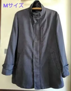 CAFE SOHO グレー ステンカラーコート Mサイズ