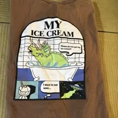 MPS キッズ Tシャツ 130cm ブラウン 恐竜柄のサムネイル