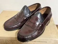 ダークブラウン レザー ローファー