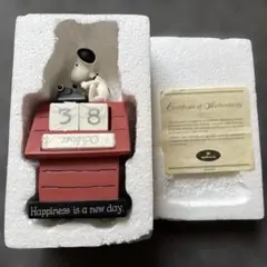 【未使用】Hallmark Snoopy 万年カレンダー　タイプライターのサムネイル