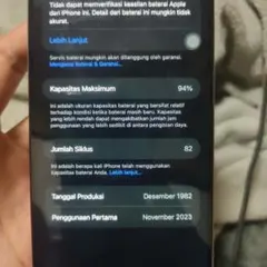 iPhone 本体 15 ProMax 256 GB バッテリー94% サイクル