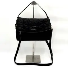 ケイトスペード　2wayショルダーバッグ　ハンドバッグ　黒　キルティング