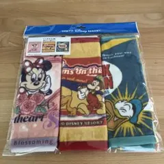 ディズニー　ミニタオル3枚セット　綿100%