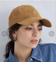 NEW ERA【別注】NEW ERAエンブレム コーデュロイ 930 キャップのサムネイル